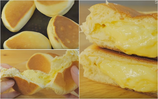 Cách làm Bánh ngọt nhân trứng sữa ngon.