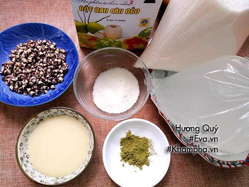 Cách làm Bánh thạch trà xanh sữa dừa ngon.