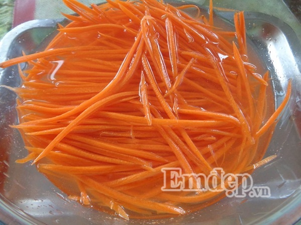 Cách làm Mứt cà rốt ngon.
