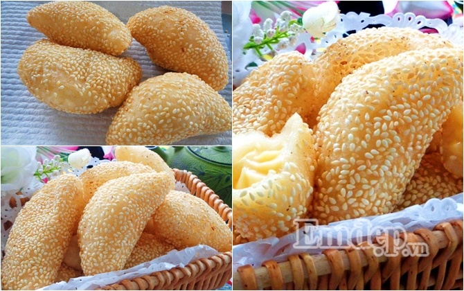 Dạy làm Bánh nếp nhân custard ngon