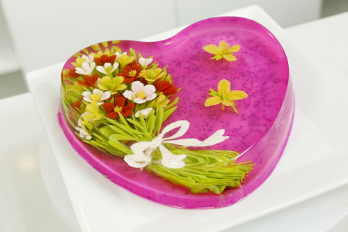 Dạy làm Thạch 3D hình bó hoa ngon